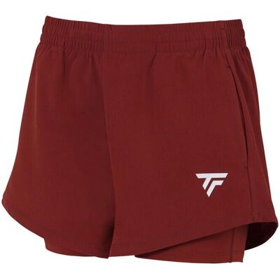 Krótkie spodenki tenisowe damskie Tecnifibre - Kardynał / Rouge / Czerwony Krótkie spodenki tenisowe damskie Tecnifibre - Kardynał / Rouge / Czerwony