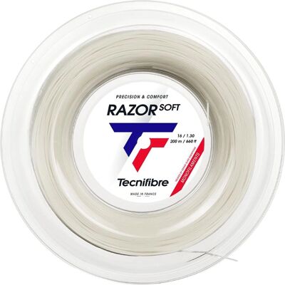 Tecnifibre Razor Soft 200m Tennis-Saiten - Weiß Tecnifibre Razor Soft 200m Tennis-Saiten - Weiß