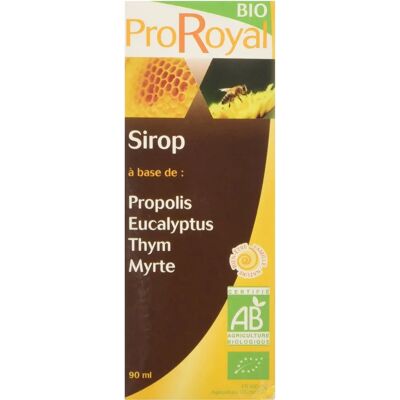 Sirop Bio ProRoyal Propolis - Soutien gorge et respiratoire - Publicité Sirop Bio ProRoyal Propolis - Soutien gorge et respiratoire - Publicité