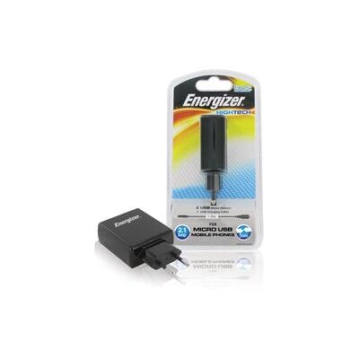 Energizer - EZ-MCUSBHT03 - Dual-USB - 2A - Charger - Publicité Energizer - EZ-MCUSBHT03 - Dual-USB - 2A - Charger - Publicité