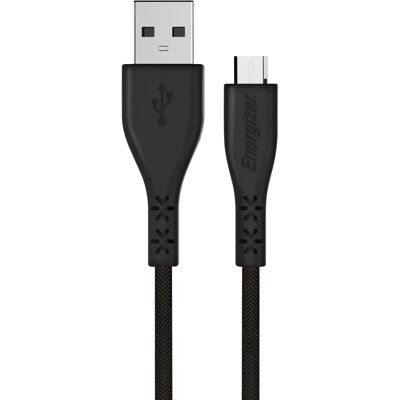 Câble Micro USB Energizer - 1,2 m - Garantie à vie Câble Micro USB Energizer - 1,2 m - Garantie à vie