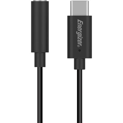 Adaptateur audio Energizer Ultimate USB-C vers 3,5 mm - 11cm - Noir Adaptateur audio Energizer Ultimate USB-C vers 3,5 mm - 11cm - Noir