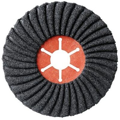 Scid - Disque semiflexible carbure de silicium Ø125x22 - grain 36 - abrasive disc - Publicité Scid - Disque semiflexible carbure de silicium Ø125x22 - grain 36 - abrasive disc - Publicité