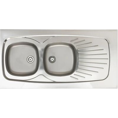 MODERNA - NU Lavelli - Acier inox 18/10 - Sink - Publicité MODERNA - NU Lavelli - Acier inox 18/10 - Sink - Publicité