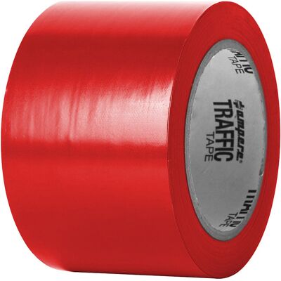 Ruban de Marquage au Sol Ampere Rouge - 75mm x 33m - Publicité Ruban de Marquage au Sol Ampere Rouge - 75mm x 33m - Publicité
