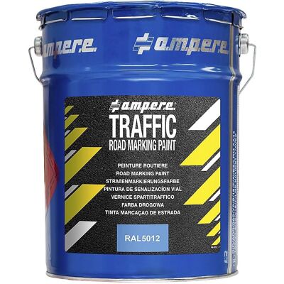 a.m.p.e.r.e Pintura de señalización vial - 5 kg azul - Resistente para exteriores e interiores a.m.p.e.r.e Pintura de señalización vial - 5 kg azul - Resistente para exteriores e interiores