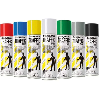 Ampere Verkehrsrot Aerosol 500ml - Straßenfarbe Ampere Verkehrsrot Aerosol 500ml - Straßenfarbe
