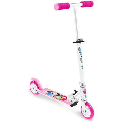 Trottinette Enfant Pliante Rose Princesse Disney - Scooter - Publicité Trottinette Enfant Pliante Rose Princesse Disney - Scooter - Publicité