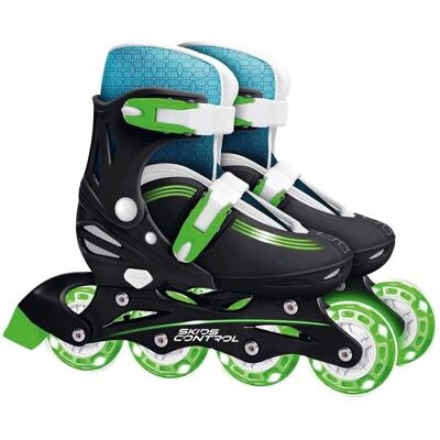 Patins en Ligne Stamp - Roues Lumineuses - Noir - Inline Skates Patins en Ligne Stamp - Roues Lumineuses - Noir - Inline Skates