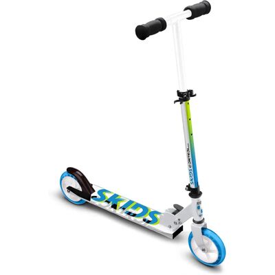 Scooter Stamp SKIDS Bleu - Trottinette électrique pliable - Publicité Scooter Stamp SKIDS Bleu - Trottinette électrique pliable - Publicité