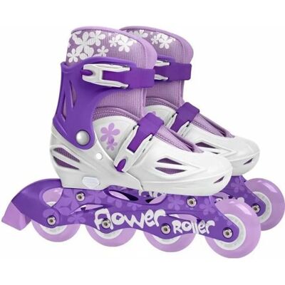 Skids Control Pattini in linea Regolabili Viola/Bianco Taglia 30/33 - Pattini in linea Skids Control Pattini in linea Regolabili Viola/Bianco Taglia 30/33 - Pattini in linea
