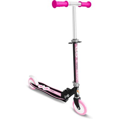 Trottinette Pliable Stamp - Contrôles Skids - Plateau Ergonomique - Rose - Publicité Trottinette Pliable Stamp - Contrôles Skids - Plateau Ergonomique - Rose - Publicité
