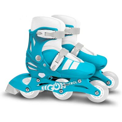 Patins en ligne 2 en 1 - STAMP - 3 roues - Taille 27-30 - Mixte - Publicité Patins en ligne 2 en 1 - STAMP - 3 roues - Taille 27-30 - Mixte - Publicité