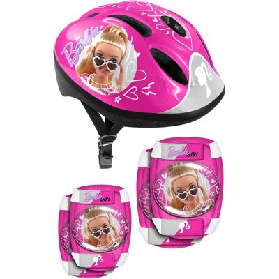 Set di protezione Barbie - Casco e Protezioni gomiti/ginocchia Set di protezione Barbie - Casco e Protezioni gomiti/ginocchia