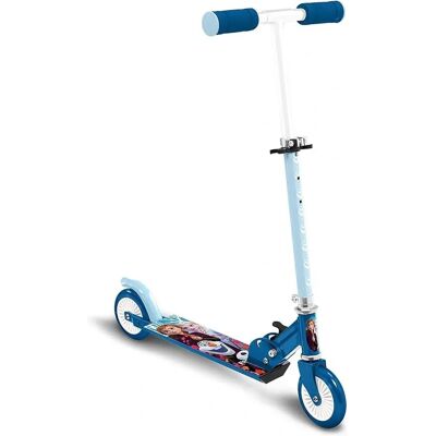Trottinette Frozen II de Stamp - Scooter, Bleu, Aluminium - Publicité Trottinette Frozen II de Stamp - Scooter, Bleu, Aluminium - Publicité
