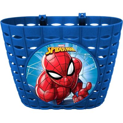Marvel Spider-Man Kerékpárkosár - Gyerekeknek Műanyag Kék 12x20cm Marvel Spider-Man Kerékpárkosár - Gyerekeknek Műanyag Kék 12x20cm