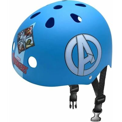 Barncykelhjälm AVENGERS - Storlek 54-60cm - Blå - Justerbart ventilationssystem Barncykelhjälm AVENGERS - Storlek 54-60cm - Blå - Justerbart ventilationssystem