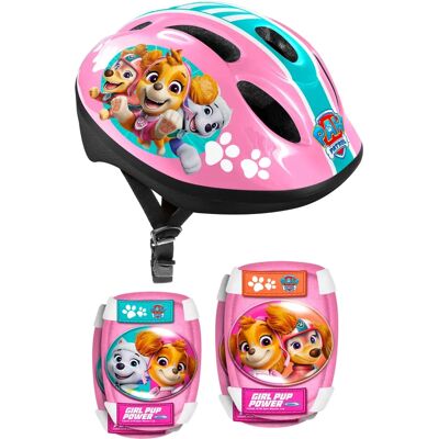 Ensemble casque et protections rose PAW PATROL - Équipement de protection - Publicité Ensemble casque et protections rose PAW PATROL - Équipement de protection - Publicité