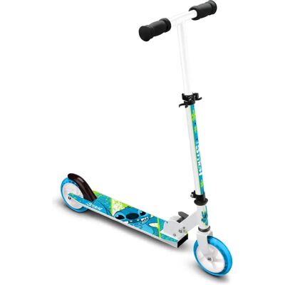 Disney Stitch Foldable 2-Wheel Kids Scooter - Adjustable, Lightweight Disney Stitch Foldable 2-Wheel Kids Scooter - Adjustable, Lightweight
