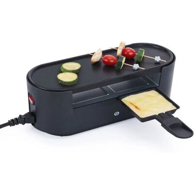 Raclette Essentielb Multiplug Noire - Raclette et Gril - 2 Personnes Raclette Essentielb Multiplug Noire - Raclette et Gril - 2 Personnes