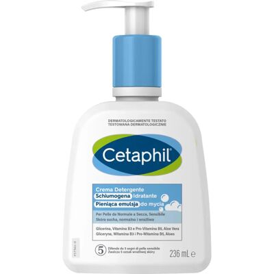 Nettoyant hydratant pour le visage - Peau sensible Cetaphil - Publicité Nettoyant hydratant pour le visage - Peau sensible Cetaphil - Publicité