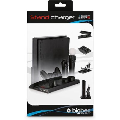 Bigben Interactive Move Charging-Stand - Contrôles de jeu PS3 - Noir - Publicité Bigben Interactive Move Charging-Stand - Contrôles de jeu PS3 - Noir - Publicité
