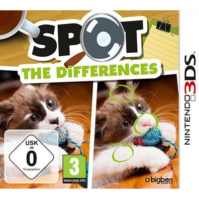 Bigben Interactive Nintendo 3DS Finde die Unterschiede - Videospielkonsole Bigben Interactive Nintendo 3DS Finde die Unterschiede - Videospielkonsole