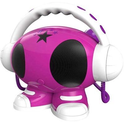 Bigben Interactive Emma Tragbar Kabelgebunden - Karaoke Roboter Rosa Bigben Interactive Emma Tragbar Kabelgebunden - Karaoke Roboter Rosa