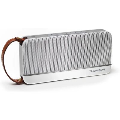 Altavoz Bluetooth portátil Thomson WS02 - 12W Estéreo Aluminio Blanco Altavoz Bluetooth portátil Thomson WS02 - 12W Estéreo Aluminio Blanco