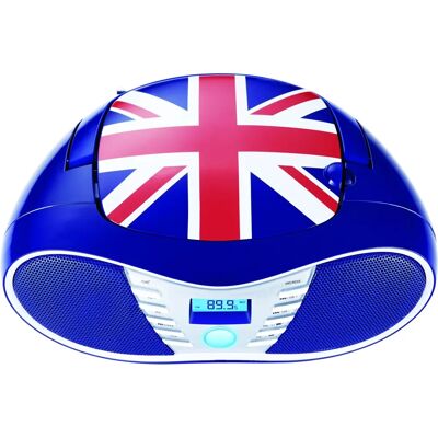 Bigben Interactive CD58GB Tragbares Stereo-System - FM Radio, MP3, Blau Bigben Interactive CD58GB Tragbares Stereo-System - FM Radio, MP3, Blau
