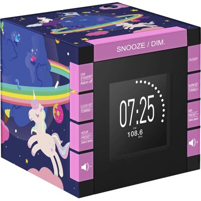 BigBen RR70PUNICORN - Multicolor - Rádio-relógio BigBen RR70PUNICORN - Multicolor - Rádio-relógio