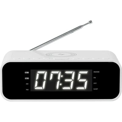 Thomson CR221I Kabelloses FM-Radio mit Wecker - Weiß Thomson CR221I Kabelloses FM-Radio mit Wecker - Weiß