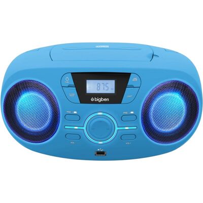 Bigben CD61BLUSB Tragbarer CD-Player - Radio, USB, Blau Bigben CD61BLUSB Tragbarer CD-Player - Radio, USB, Blau