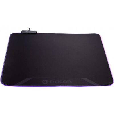 NACON Schwarzer MM-300RGB Gaming Mauspad - Mauspad 45x40 cm NACON Schwarzer MM-300RGB Gaming Mauspad - Mauspad 45x40 cm