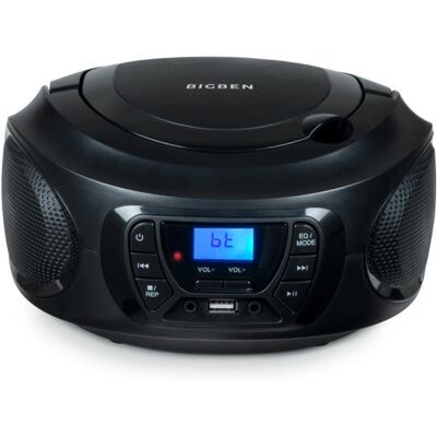 Bigben CD62 (FM, UKW, Bluetooth, Radio Frequency (RF)), Radio, Schwarz Bigben CD62 (FM, UKW, Bluetooth, Radio Frequency (RF)), Radio, Schwarz