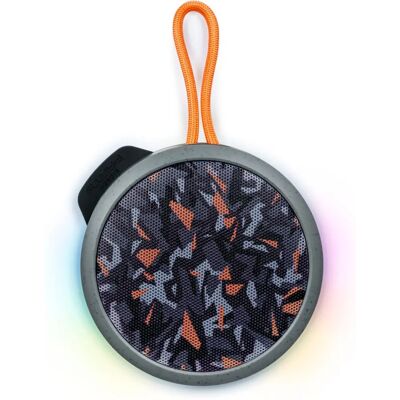 Bigben Party Leuchtlautsprecher - 15W Bluetooth Tragbar Grau Orange Bigben Party Leuchtlautsprecher - 15W Bluetooth Tragbar Grau Orange