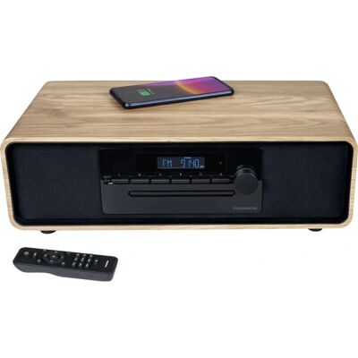 Thomson MIC300IBT Bluetooth Heim-Audiosystem - 60W, FM, CD, USB Thomson MIC300IBT Bluetooth Heim-Audiosystem - 60W, FM, CD, USB