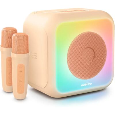 Altoparlante Karaoke Bluetooth Portatile Bigben - 30W, Microfoni - Festa Altoparlante Karaoke Bluetooth Portatile Bigben - 30W, Microfoni - Festa