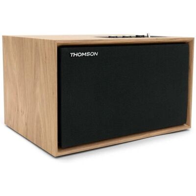 Thomson Kényelmes Fa Hangszóró - Bluetooth 5.3 - 50W - 3,5mm Bemenet - Hangszóró Típus Thomson Kényelmes Fa Hangszóró - Bluetooth 5.3 - 50W - 3,5mm Bemenet - Hangszóró Típus