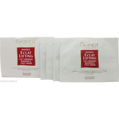 Guinot - Modell - Ansiktsmaske - Løftende og Glødende Maske - 4 Pakker Guinot - Modell - Ansiktsmaske - Løftende og Glødende Maske - 4 Pakker