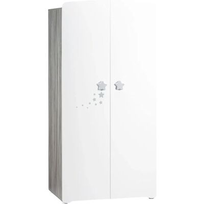 Armoire bébé Baby Price Nao 2 portes 85x175cm Armoire bébé Baby Price Nao 2 portes 85x175cm