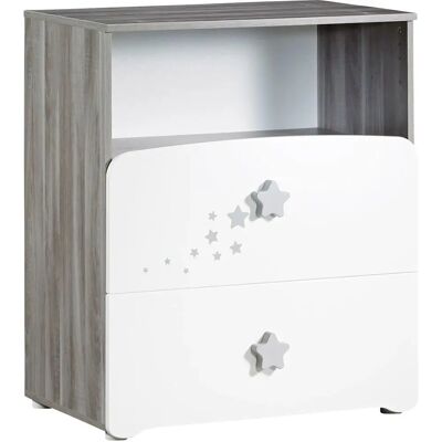 Baby Price NAO Mesa de cambio de madera blanca y almacenamiento - Mesa de cambio y almacenamiento Baby Price NAO Mesa de cambio de madera blanca y almacenamiento - Mesa de cambio y almacenamiento
