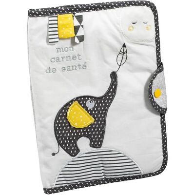 Sauthon Protège carnet de santé gris en coton - Couverture de carnet de santé - Publicité Sauthon Protège carnet de santé gris en coton - Couverture de carnet de santé - Publicité