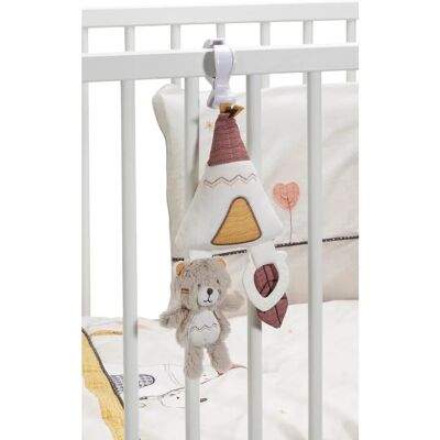 Zabawka dla dziecka Tipi z pluszu biały - Niemowlę - 35x13x5cm Zabawka dla dziecka Tipi z pluszu biały - Niemowlę - 35x13x5cm