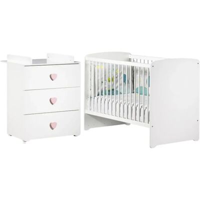 Babyprice Ensemble chambre bébé blanc - Baby Bedroom Set - Publicité Babyprice Ensemble chambre bébé blanc - Baby Bedroom Set - Publicité