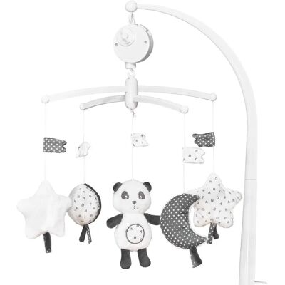 Zestaw mobil z Panda Sauthon - Muzyczny, Velour Zestaw mobil z Panda Sauthon - Muzyczny, Velour