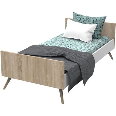 Cama Junior Beige Seventies de Sauthon - Cama Cama Junior Beige Seventies de Sauthon - Cama