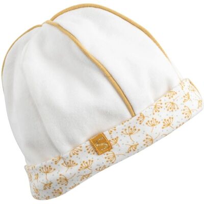 Bonnet de bébé Sauthon - Jersey de coton doublé, large revers contrasté - Produit bébé Bonnet de bébé Sauthon - Jersey de coton doublé, large revers contrasté - Produit bébé