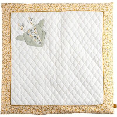 Tapis de Jeu en Coton Blanc Sauthon - Tapis d'Éveil pour Bébé - Publicité Tapis de Jeu en Coton Blanc Sauthon - Tapis d'Éveil pour Bébé - Publicité