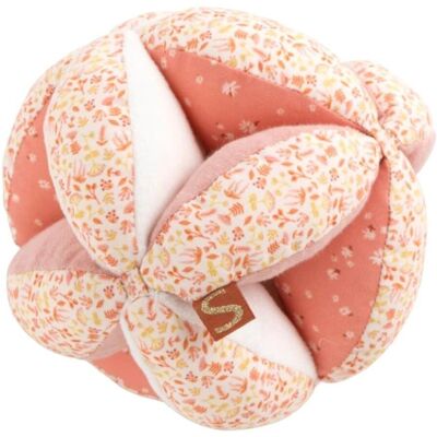 Balle sensorielle pour bébé Sauthon - Esmée - Rose blanc velours - Balle sensorielle - Publicité Balle sensorielle pour bébé Sauthon - Esmée - Rose blanc velours - Balle sensorielle - Publicité